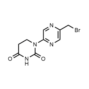 1-(5-(Bromomethyl)pyrazin-2-yl)dihydropyrimidine-2,4(1H,3H)-dione|CS-1368155