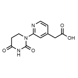 2-(2-(2,4-Dioxotetrahydropyrimidin-1(2H)-yl)pyridin-4-yl)acetic acid|CS-1368158