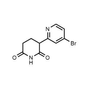 3-(4-Bromopyridin-2-yl)piperidine-2,6-dione|CS-1368164