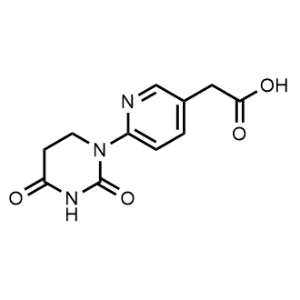 2-(6-(2,4-Dioxotetrahydropyrimidin-1(2H)-yl)pyridin-3-yl)acetic acid|CS-1368169