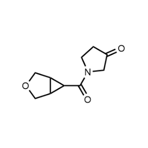1-(3-Oxabicyclo[3.1.0]hexane-6-carbonyl)pyrrolidin-3-one|CS-1368339