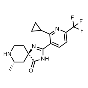(5R,7S)-2-(2-Cyclopropyl-6-(trifluoromethyl)pyridin-3-yl)-7-methyl-1,3,8-triazaspiro[4.5]dec-1-en-4-one|CS-1368345