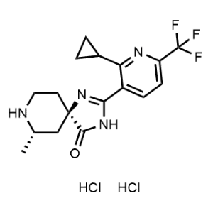 (5R,7S)-2-(2-Cyclopropyl-6-(trifluoromethyl)pyridin-3-yl)-7-methyl-1,3,8-triazaspiro[4.5]dec-1-en-4-one dihydrochloride|CS-1368347