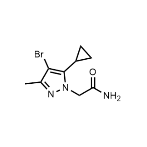 2-(4-Bromo-5-cyclopropyl-3-methyl-1H-pyrazol-1-yl)acetamide|CS-1368348