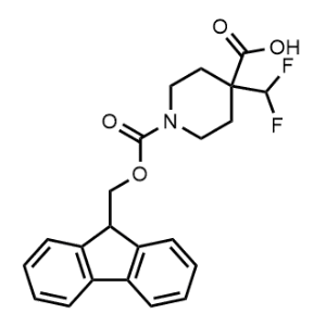 1-(((9H-Fluoren-9-yl)methoxy)carbonyl)-4-(difluoromethyl)piperidine-4-carboxylic acid|CS-1368433