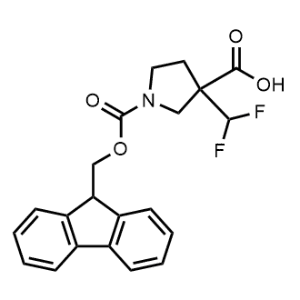 1-(((9H-Fluoren-9-yl)methoxy)carbonyl)-3-(difluoromethyl)pyrrolidine-3-carboxylic acid|CS-1368435