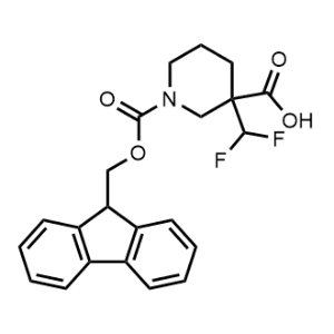 1-(((9H-Fluoren-9-yl)methoxy)carbonyl)-3-(difluoromethyl)piperidine-3-carboxylic acid|CS-1368437