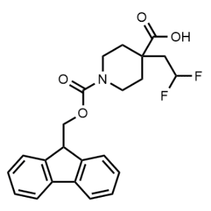 1-(((9H-Fluoren-9-yl)methoxy)carbonyl)-4-(2,2-difluoroethyl)piperidine-4-carboxylic acid|CS-1368438