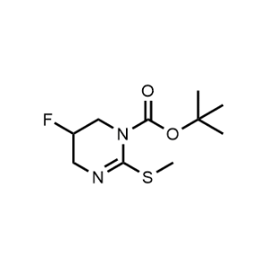 tert-Butyl 5-fluoro-2-(methylthio)-5,6-dihydropyrimidine-1(4H)-carboxylate|CS-1368445