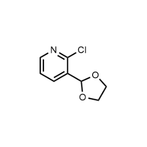 2-Chloro-3-(1,3-dioxolan-2-yl)pyridine|CS-1368454