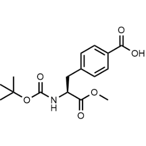 (S)-4-(2-((tert-Butoxycarbonyl)amino)-3-methoxy-3-oxopropyl)benzoic acid|CS-1368467