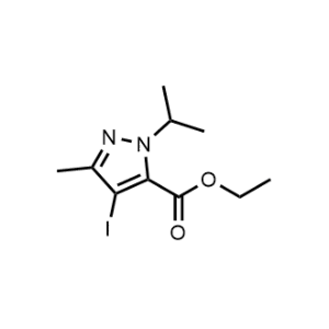 Ethyl 4-iodo-1-isopropyl-3-methyl-1H-pyrazole-5-carboxylate|CS-1368475