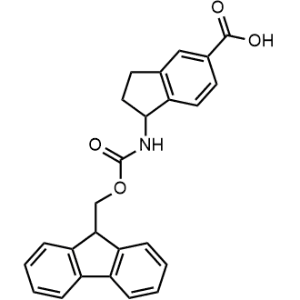 1-((((9H-Fluoren-9-yl)methoxy)carbonyl)amino)-2,3-dihydro-1H-indene-5-carboxylic acid|CS-1368489