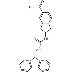 2-((((9H-Fluoren-9-yl)methoxy)carbonyl)amino)-2,3-dihydro-1H-indene-5-carboxylic acid|CS-1368491
