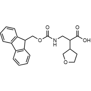 3-((((9H-Fluoren-9-yl)methoxy)carbonyl)amino)-2-(tetrahydrofuran-3-yl)propanoic acid|CS-1368498