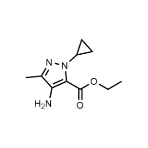 Ethyl 4-amino-1-cyclopropyl-3-methyl-1H-pyrazole-5-carboxylate|CS-1368501