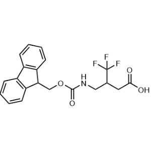 3-(((((9H-Fluoren-9-yl)methoxy)carbonyl)amino)methyl)-4,4,4-trifluorobutanoic acid|CS-1368512