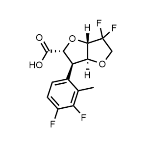 (2R,3R,3aS,6aS)-3-(3,4-Difluoro-2-methylphenyl)-6,6-difluorohexahydrofuro[3,2-b]furan-2-carboxylic acid|CS-1368514