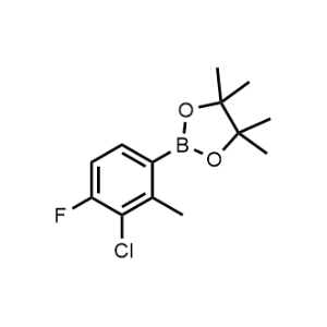 2-(3-Chloro-4-fluoro-2-methylphenyl)-4,4,5,5-tetramethyl-1,3,2-dioxaborolane|CS-1368522