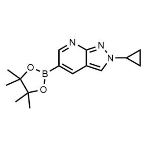 2-Cyclopropyl-5-(4,4,5,5-tetramethyl-1,3,2-dioxaborolan-2-yl)-2H-pyrazolo[3,4-b]pyridine|CS-1368556