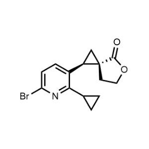 rel-(1R,3R)-1-(6-Bromo-2-cyclopropylpyridin-3-yl)-5-oxaspiro[2.4]heptan-4-one|CS-1368558