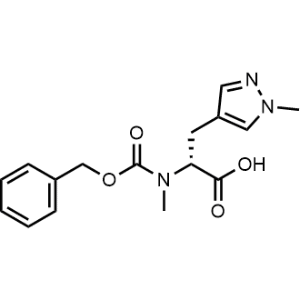 (R)-2-(((Benzyloxy)carbonyl)(methyl)amino)-3-(1-methyl-1H-pyrazol-4-yl)propanoic acid|CS-1368566