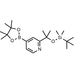 2-(2-((tert-Butyldimethylsilyl)oxy)propan-2-yl)-4-(4,4,5,5-tetramethyl-1,3,2-dioxaborolan-2-yl)pyridine|CS-1368570