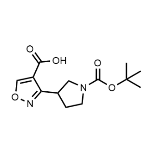 3-(1-(tert-Butoxycarbonyl)pyrrolidin-3-yl)isoxazole-4-carboxylic acid|CS-1368592