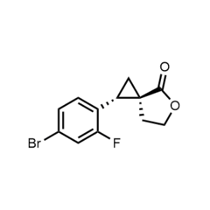 rel-(1R,3S)-1-(4-Bromo-2-fluorophenyl)-5-oxaspiro[2.4]heptan-4-one|CS-1368599