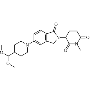 3-(5-(4-(Dimethoxymethyl)piperidin-1-yl)-1-oxoisoindolin-2-yl)-1-methylpiperidine-2,6-dione|CS-1368608