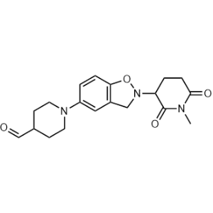 1-(2-(1-Methyl-2,6-dioxopiperidin-3-yl)-2,3-dihydrobenzo[d]isoxazol-5-yl)piperidine-4-carbaldehyde|CS-1368610
