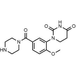 1-(2-Methoxy-5-(piperazine-1-carbonyl)phenyl)dihydropyrimidine-2,4(1H,3H)-dione|CS-1368637