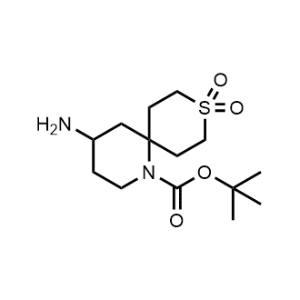 tert-Butyl 4-amino-9-thia-1-azaspiro[5.5]undecane-1-carboxylate 9,9-dioxide|CS-1368644