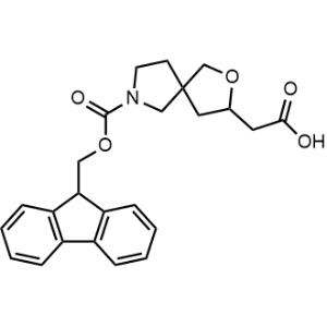 2-(7-(((9H-Fluoren-9-yl)methoxy)carbonyl)-2-oxa-7-azaspiro[4.4]nonan-3-yl)acetic acid|CS-1368748