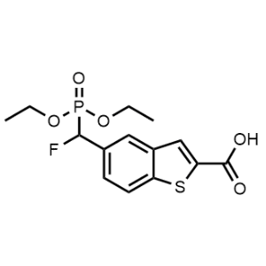 5-((Diethoxyphosphoryl)fluoromethyl)benzo[b]thiophene-2-carboxylic acid|CS-1368758