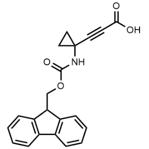 3-(1-((((9H-Fluoren-9-yl)methoxy)carbonyl)amino)cyclopropyl)propiolic acid|CS-1368802