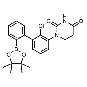 1-(2-Chloro-2'-(4,4,5,5-tetramethyl-1,3,2-dioxaborolan-2-yl)-[1,1'-biphenyl]-3-yl)dihydropyrimidine-2,4(1H,3H)-dione|CS-1368988