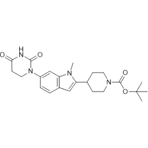 tert-Butyl 4-(6-(2,4-dioxotetrahydropyrimidin-1(2H)-yl)-1-methyl-1H-indol-2-yl)piperidine-1-carboxylate|CS-1369003