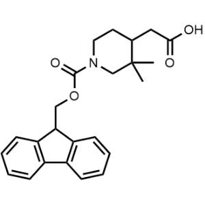 2-(1-(((9H-Fluoren-9-yl)methoxy)carbonyl)-3,3-dimethylpiperidin-4-yl)acetic acid|CS-1369016