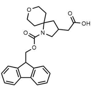 2-(1-(((9H-Fluoren-9-yl)methoxy)carbonyl)-8-oxa-1-azaspiro[4.5]decan-3-yl)acetic acid|CS-1369023