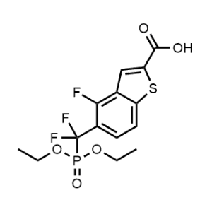 5-((Diethoxyphosphoryl)difluoromethyl)-4-fluorobenzo[b]thiophene-2-carboxylic acid|CS-1369038