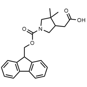 2-(1-(((9H-Fluoren-9-yl)methoxy)carbonyl)-4,4-dimethylpyrrolidin-3-yl)acetic acid|CS-1369048