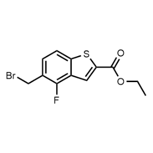 Ethyl 5-(bromomethyl)-4-fluorobenzo[b]thiophene-2-carboxylate|CS-1369051