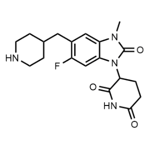 3-(6-Fluoro-3-methyl-2-oxo-5-(piperidin-4-ylmethyl)-2,3-dihydro-1H-benzo[d]imidazol-1-yl)piperidine-2,6-dione|CS-1369057
