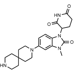 3-(3-Methyl-2-oxo-5-(3,9-diazaspiro[5.5]undecan-3-yl)-2,3-dihydro-1H-benzo[d]imidazol-1-yl)piperidine-2,6-dione|CS-1369060