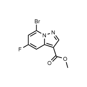 Methyl 7-bromo-5-fluoropyrazolo[1,5-a]pyridine-3-carboxylate|CS-1369070