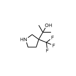 2-(3-(Trifluoromethyl)pyrrolidin-3-yl)propan-2-ol|CS-1369078