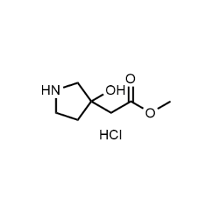 Methyl 2-(3-hydroxypyrrolidin-3-yl)acetate hydrochloride|CS-1369081