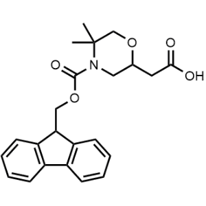 2-(4-(((9H-Fluoren-9-yl)methoxy)carbonyl)-5,5-dimethylmorpholin-2-yl)acetic acid|CS-1369222