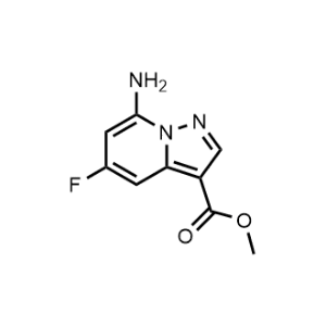 Methyl 7-amino-5-fluoropyrazolo[1,5-a]pyridine-3-carboxylate|CS-1369365